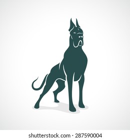 Great Dane - vector illustration