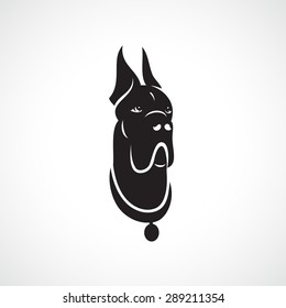 Great Dane - vector illustration
