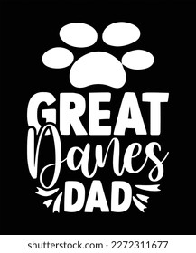  Great Danes dad SVG Design