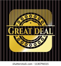 Great Deal gold emblem or badge