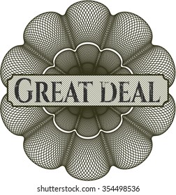 Great Deal linear rosette