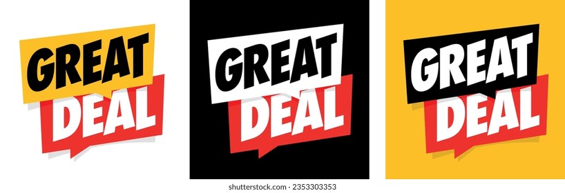 Great deal on speech bubble