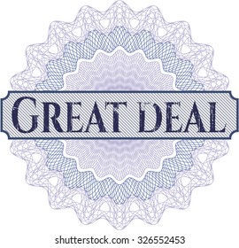 Great Deal rosette