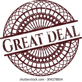 Great Deal rubber stamp