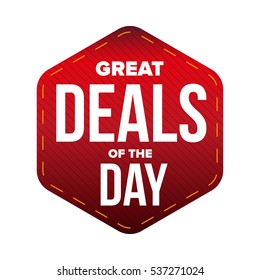 Great Deals Day Vector Stock Vector (Royalty Free) 537271024 | Shutterstock