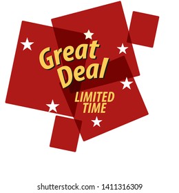 Great Deals  Sign Illustration Design Vector EPS 10