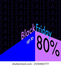 Es un gran diseño para usar en el Black Friday.