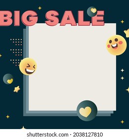 Great Discount Sale Banner Template Design. Modern Promotion Square Web Banner for Social Media Mobile Apps and Discount Promo Background with Abstract Pattern