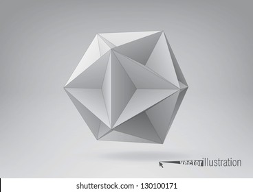 Great dodecahedron for your graphic design. You can change colors