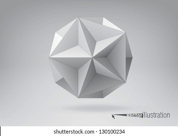 Great dodecahedron for your graphic design. You can change colors