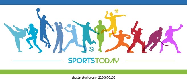 Great editable vector design various sports players suit for any digital   print graphic resources