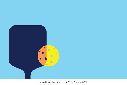 Great editable vector pickleball background design for any media