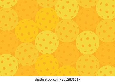 Great editable vector pickleball background design for any media