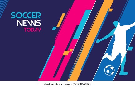 Great editable vector of soccer or football background design suit for any digital and print graphic resources