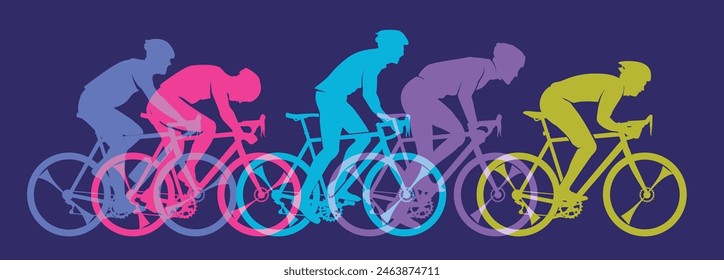 Great elegant vector editable bicycle race poster background design for your championship community event