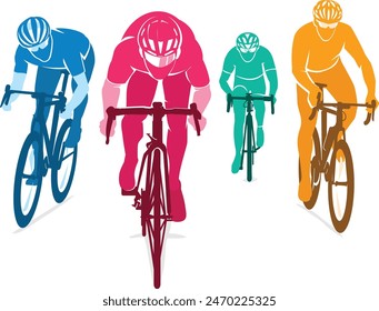 Great elegant vector editable bicycle race poster background design for your championship community event	