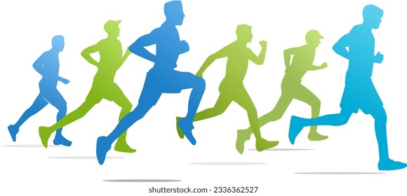 Great elegant vector editable marathon poster background design for your marathon championship event	