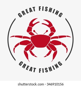 great fishing design, vector illustration eps10 graphic 