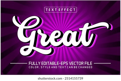 Great font Text effect editable