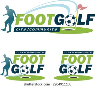 Great Footgolf logo, best for your team, community and tournament logo