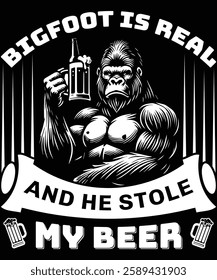 Great for: Bigfoot believers, beer drinkers, campers, and anyone with a wild sense of humor!