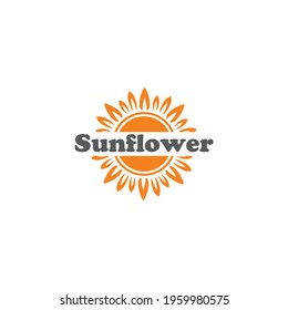 great fun and modern logo design for sunflower
