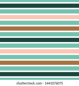 Great geometric abstract vector seamless art. This pattern would look great on fabric, packaging, and stationary. Colors  are Bronze (#a67242), Rosé (#ffc8b3), Forest (#1b463c), Spearmint (#75c2b0)