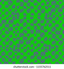 Great glamorous magic animal background nature shell multicolored seamless summer sea.
