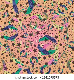 Great gradient multicolor abstract background pattern seamless.