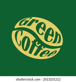 Great green coffee vector illustration for your business 