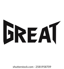 great hardcore fashion sticker t shirt music vector illustration template design