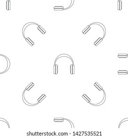 Great headphones pattern seamless vector repeat geometric for any web design