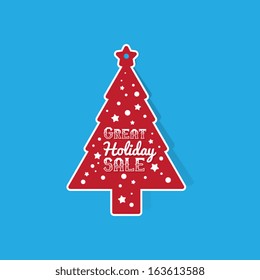 Great Holiday Sale Label