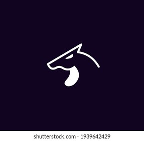 Great Horse Head Icon Design, Suitable for Creative Industries, Multimedia, Entertainment, Shops and related businesses.