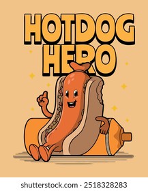 Great Hot Dog T-Shirt, Hot Dog Hero , Gifts For hot dog lover, Hot Dog Gift Shirt, Hotdog Lover Team