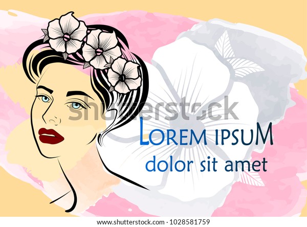 Great Idea Decoration Beauty Salons Spa Stock Vector Royalty Free