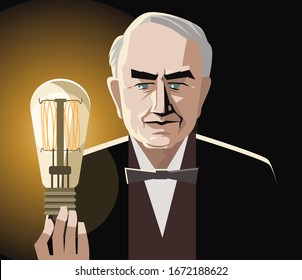 Great Inventor With A Light Bulb