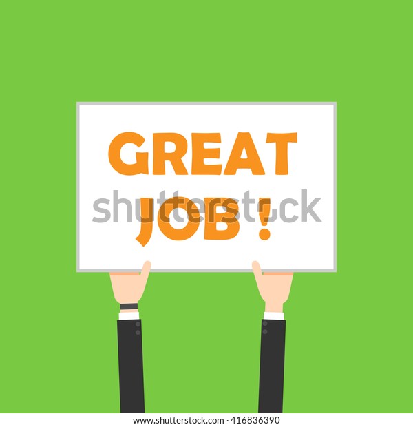 Great Job Stock Vector (Royalty Free) 416836390 | Shutterstock