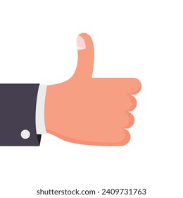 great job thumbs up vector illustration isolated graphic