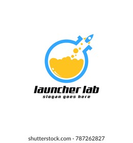Great laboratory logo with variation concept. Lab logo vector art.
