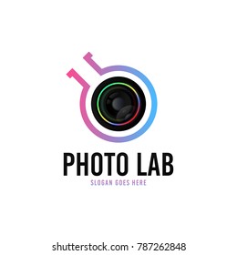 Great laboratory logo with variation concept. Lab logo vector art.