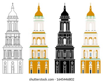 Großer Lavra-Glockenturm mit direkter Aussicht