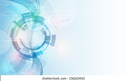 great light futuristic computer technology business background banner