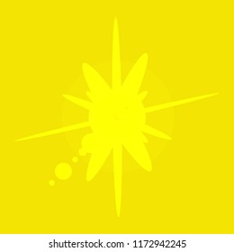 Great lovely fairy abstract object glow splash motion.