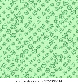 Great lovely magian animal background nature shell multicolored seamless summer sea.