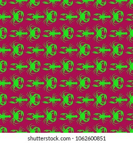 Great magic background animal crab clam.