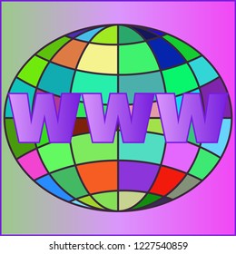 Great magic multicolor globe www.