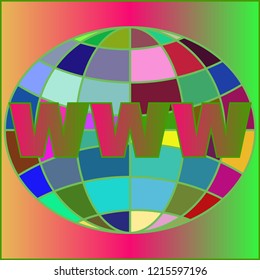 Great magical multicolor globe www.