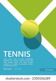 Great memorable tennis poster design best for your digital graphic and print