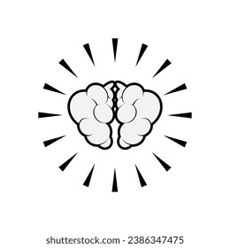 Great Minds Idea. High Creativity Icon. Clever Symbol - Vector.